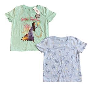 Better Together - Character Girls 2-Pack Soft & Comfortable Crewneck Short Sleev